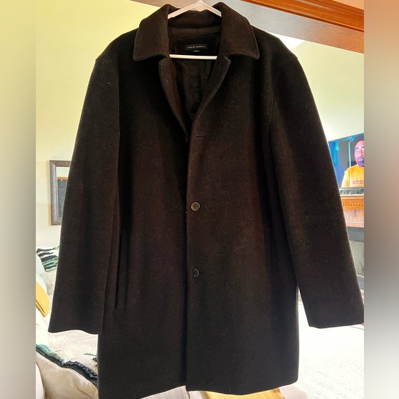 Men’s Banana Republic Wool Car coat, Charcoal Gray size L - Picture 1 of 5